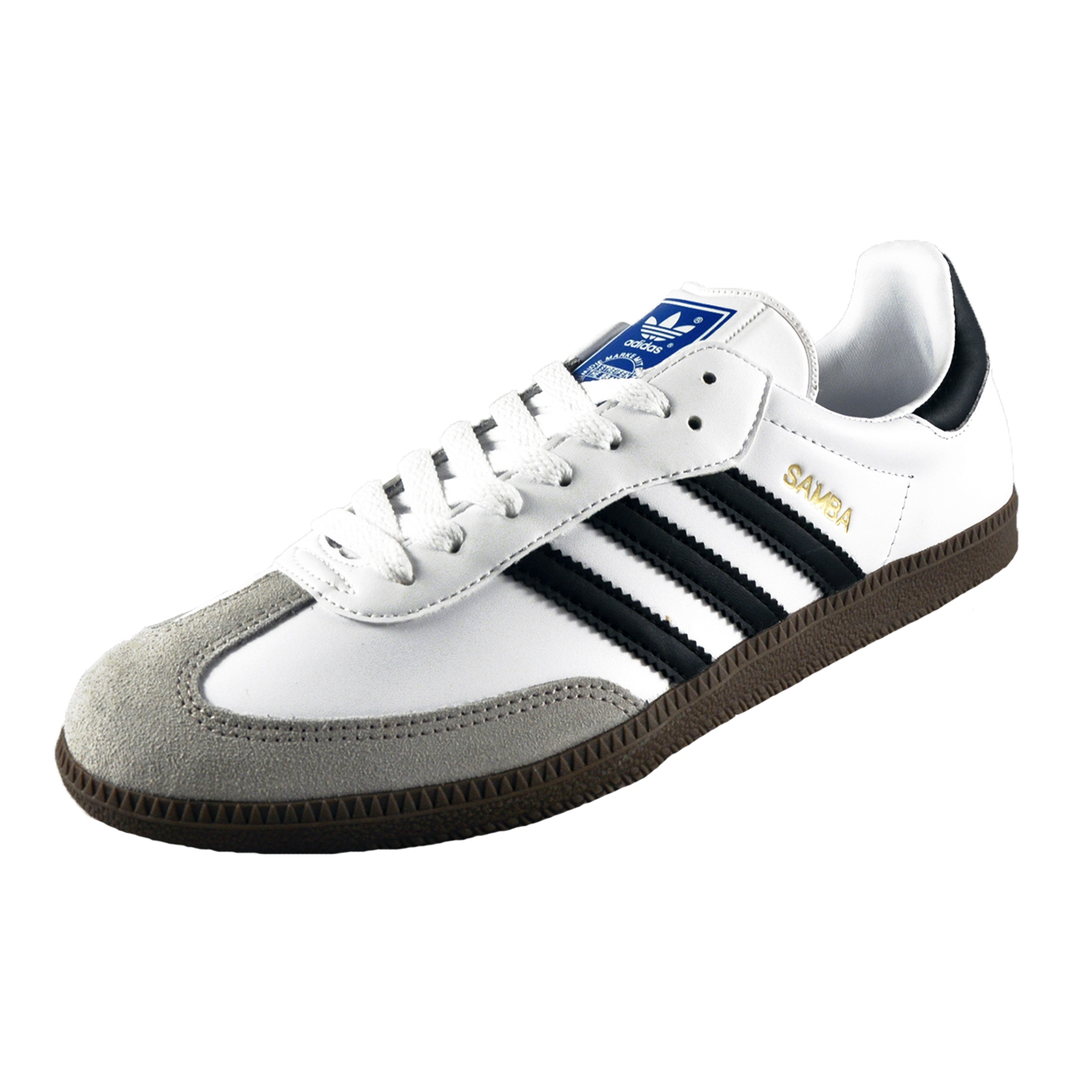 Adidas Originals Mens Samba Classic Retro Trainers White
