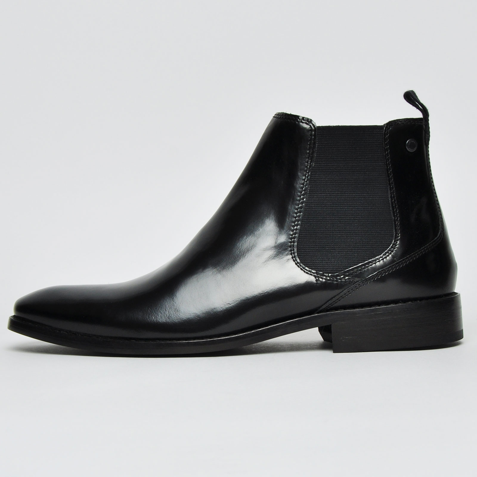 mens designer black boots