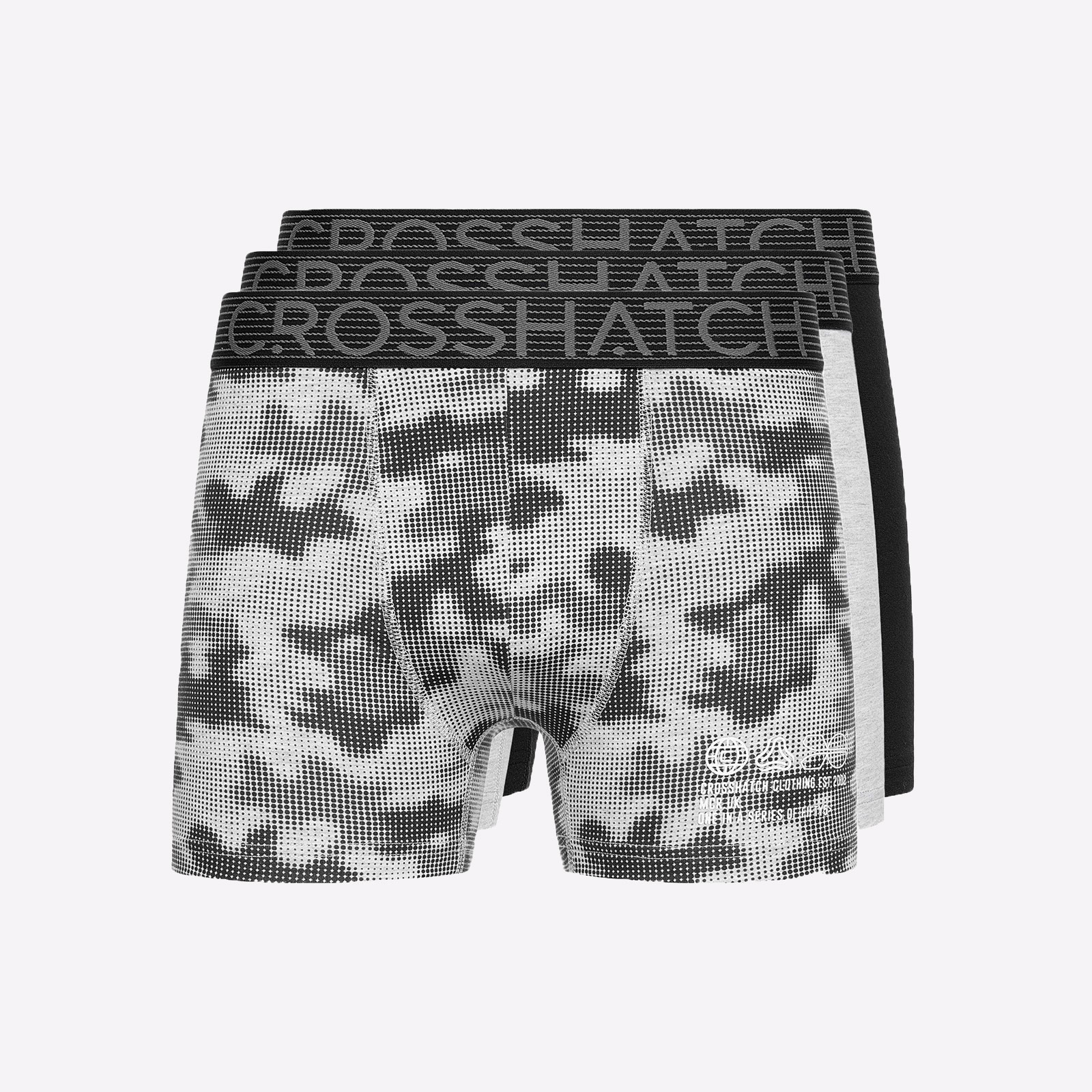 Crosshatch Guillemot 3-Pack Boxer Shorts Mens - BTM-2138