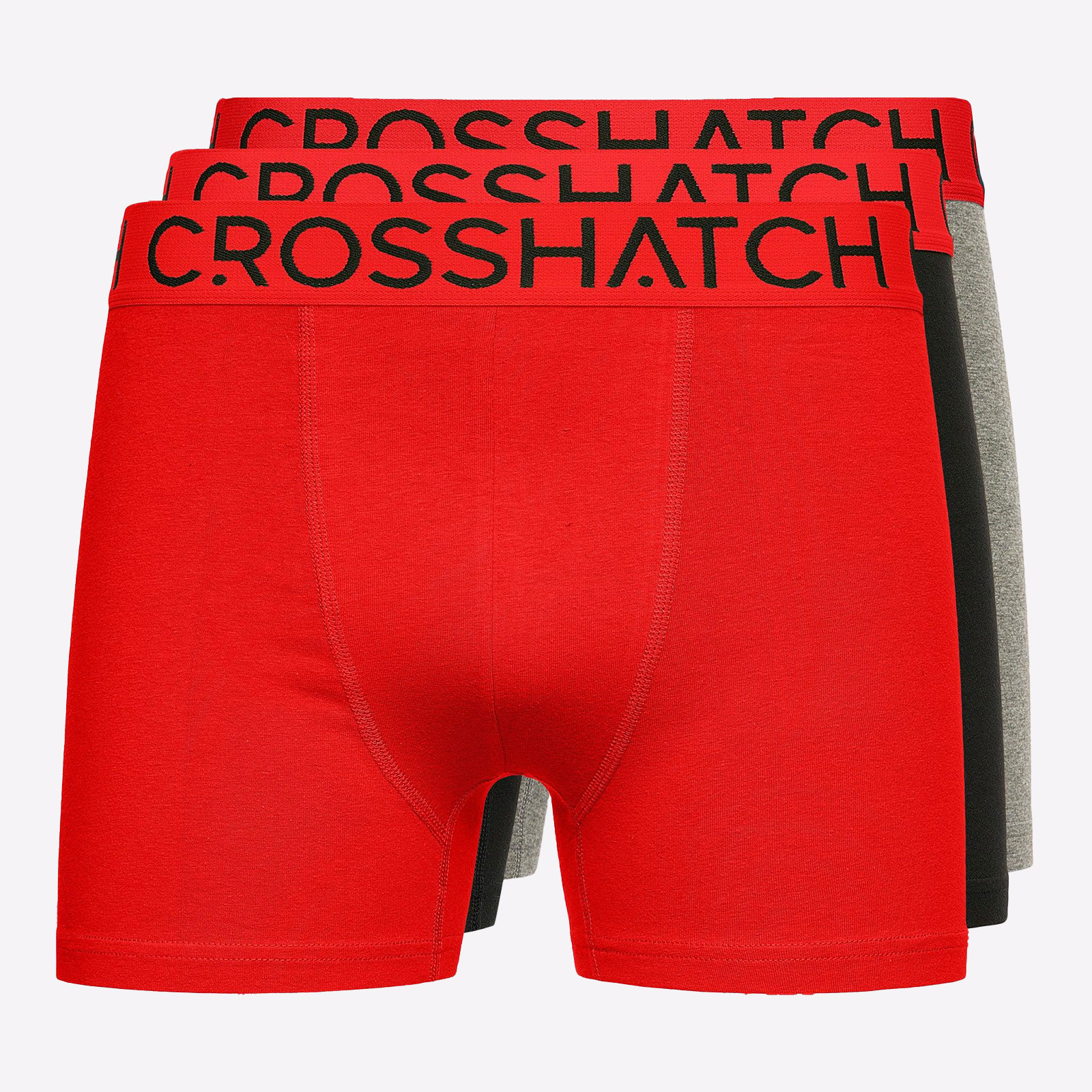 Crosshatch Knightling Boxer Shorts Mens (3 Pack) - BTM-2664