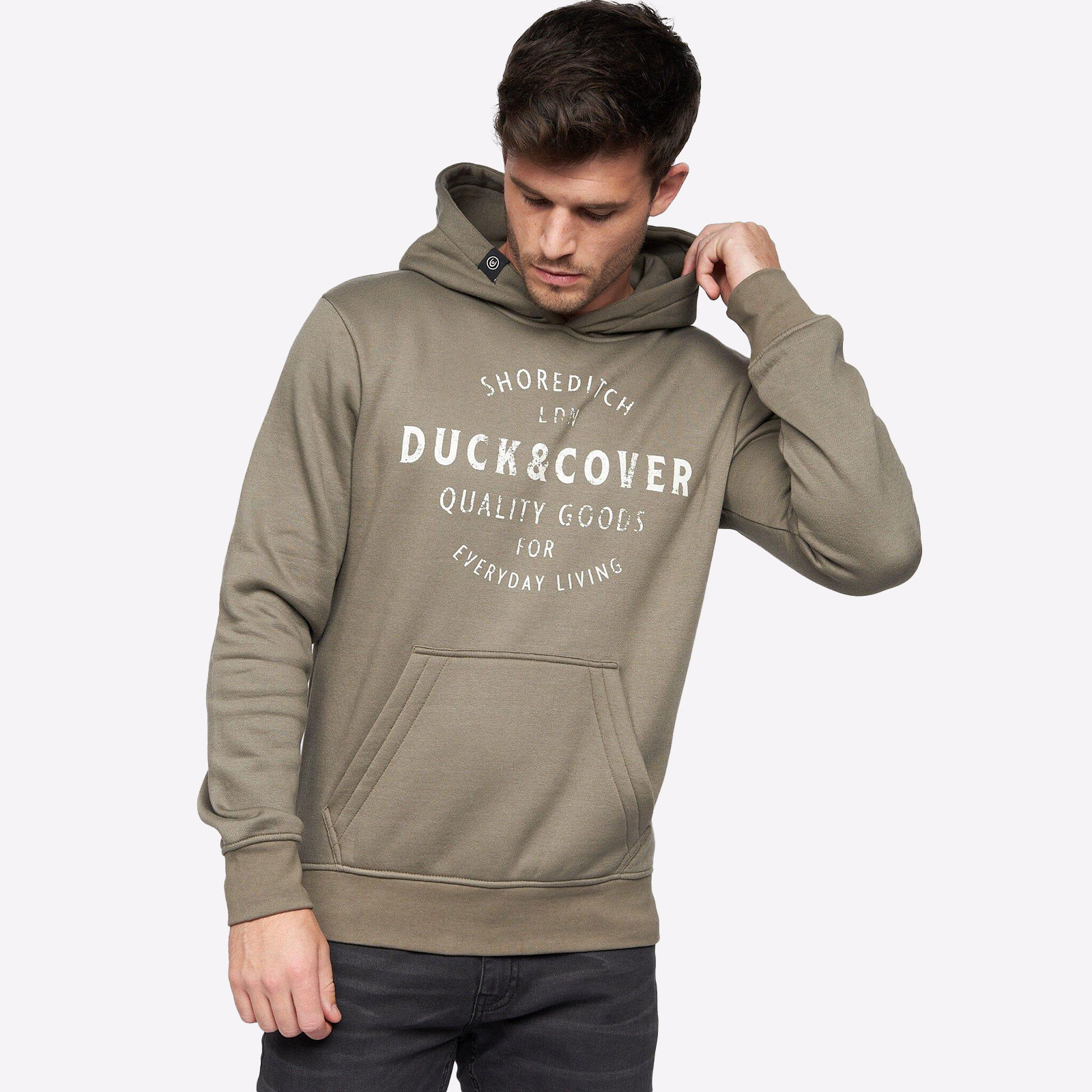 Duck And Cover Stocktons Hoodie Mens  - BTM-3299