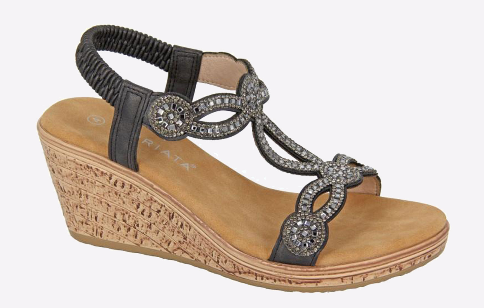 Cipriata Ora Jewelled Wedge Sandal Womens  - ZZ-GBD-1529